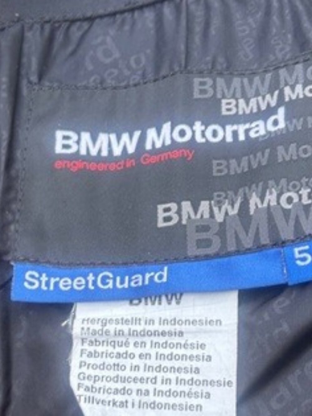 StreetGuard Men's Black Performance Jacket - Size 54 EU. US L. Waist 40 Hip 45
